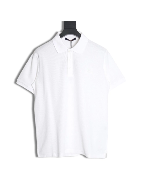 Louis Vuitton letter embroidery logo short-sleeved polo shirt,Louis Vuitton