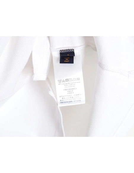 Louis Vuitton letter embroidery logo short-sleeved polo shirt,Louis Vuitton