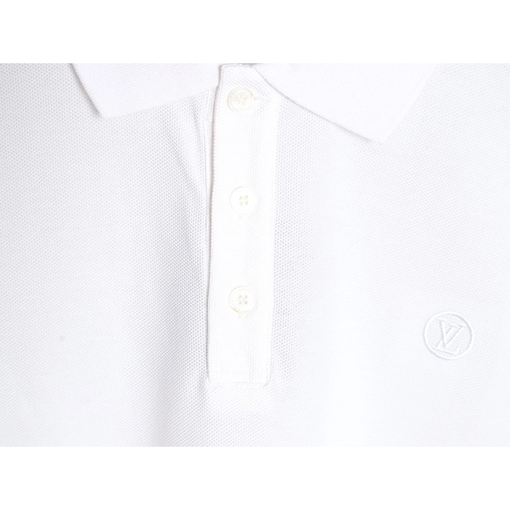 Louis Vuitton letter embroidery logo short-sleeved polo shirt,Louis Vuitton