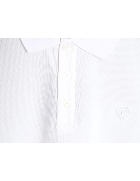 Louis Vuitton letter embroidery logo short-sleeved polo shirt,Louis Vuitton