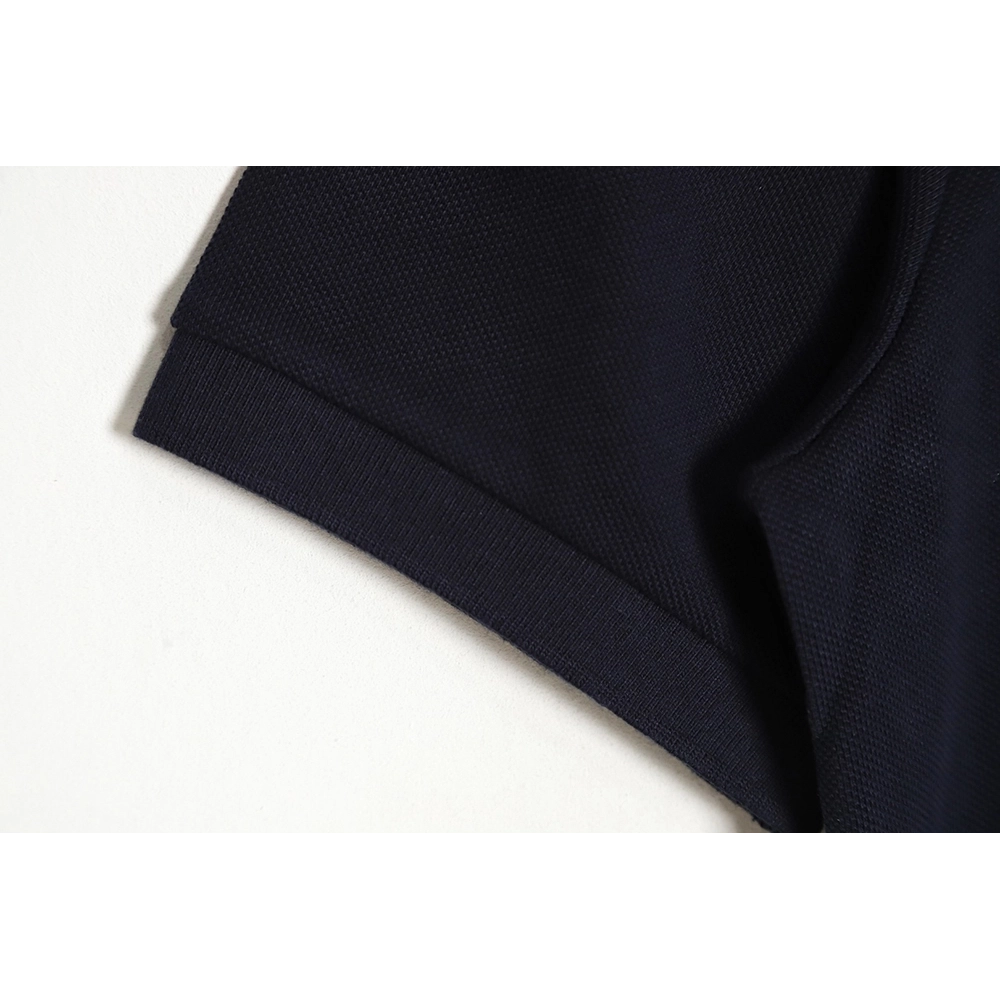 Louis Vuitton pin embroidered short-sleeved polo shirt navy blue,Louis Vuitton