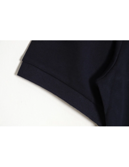 Louis Vuitton pin embroidered short-sleeved polo shirt navy blue,Louis Vuitton