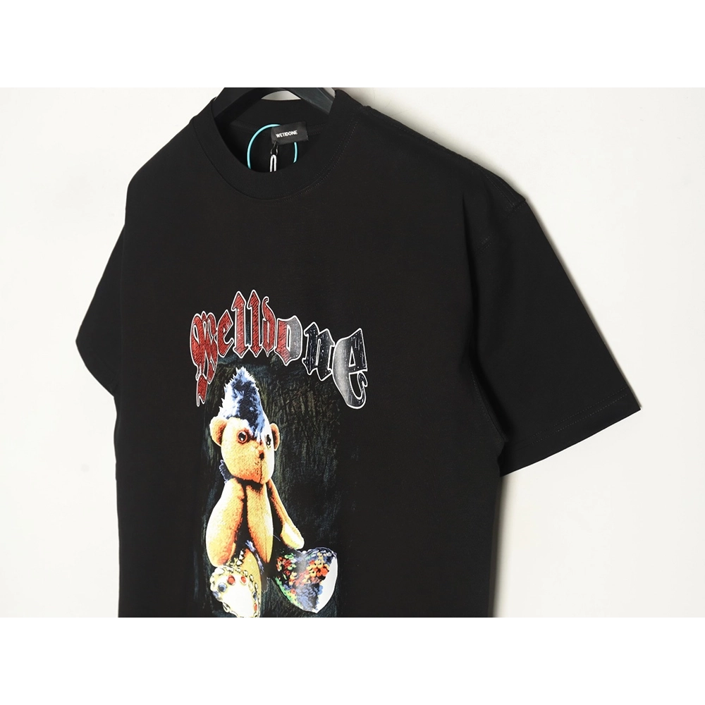 We11 Done Creative Bear Print Short Sleeve T-shirt TSK1,We11done