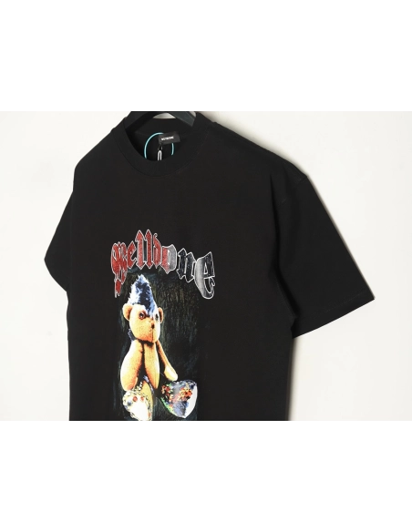 We11 Done Creative Bear Print Short Sleeve T-shirt TSK1,We11done
