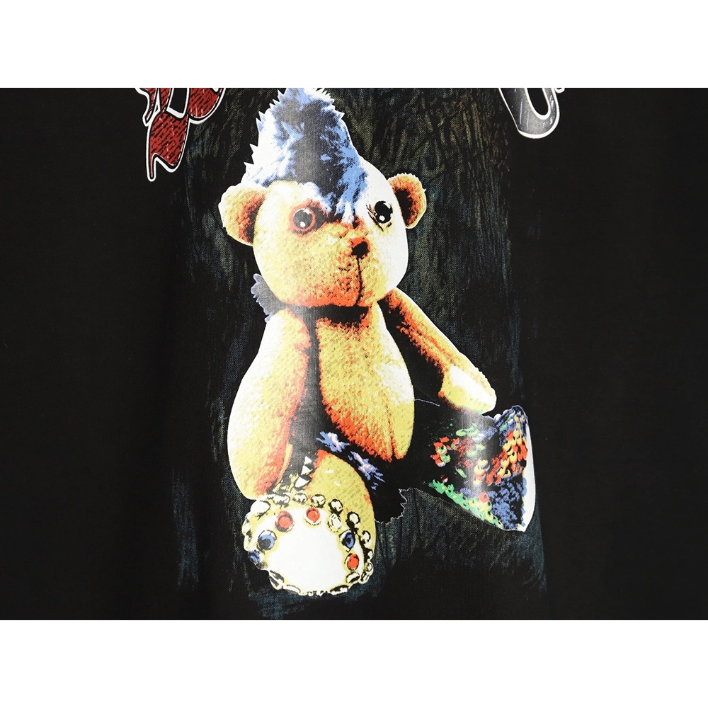 We11 Done Creative Bear Print Short Sleeve T-shirt TSK1,We11done