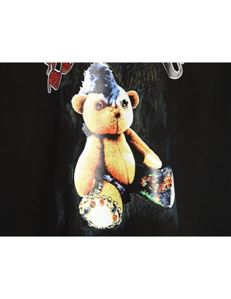 We11 Done Creative Bear Print Short Sleeve T-shirt TSK1,We11done