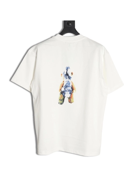 We11 Done Creative Bear Print Short Sleeve T-shirt,We11done