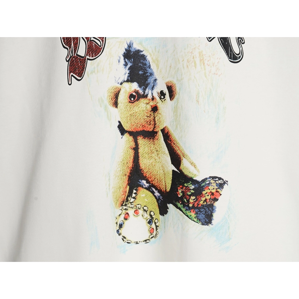 We11 Done Creative Bear Print Short Sleeve T-shirt,We11done