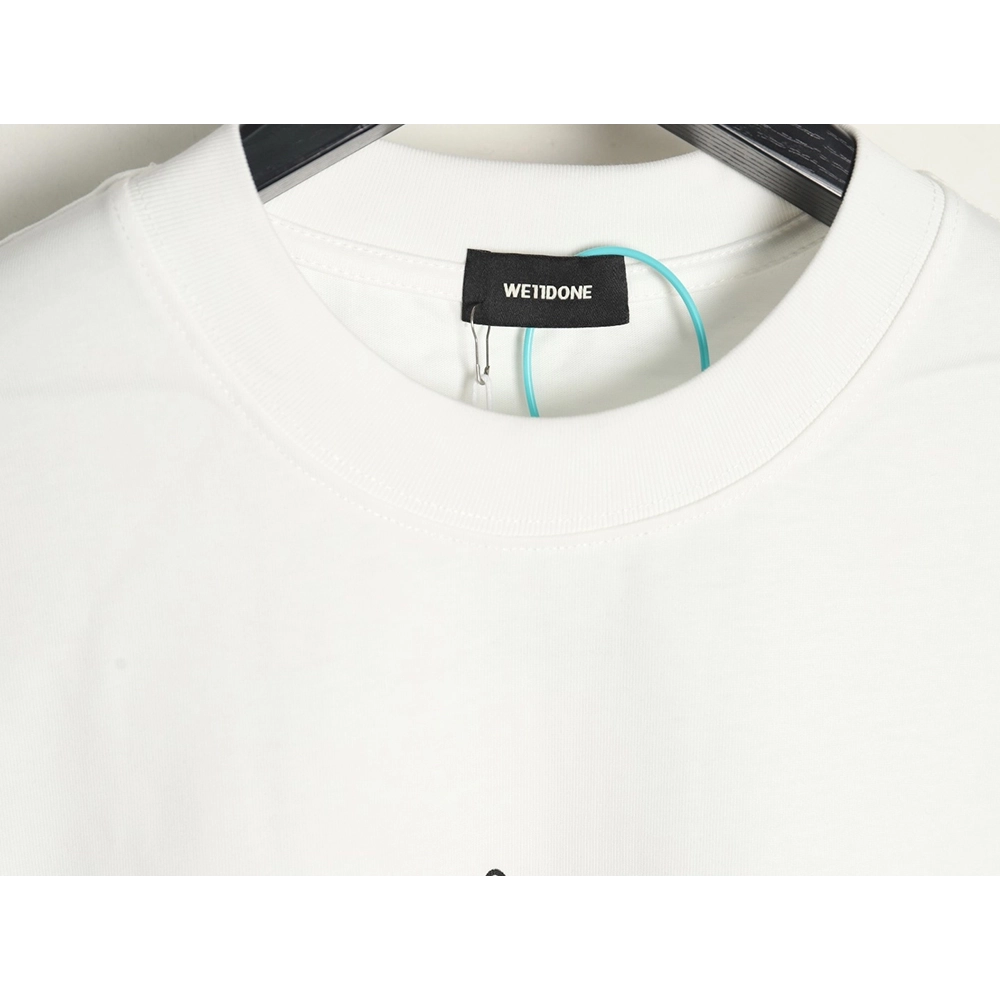 We11 Done Creative Bear Print Short Sleeve T-shirt,We11done