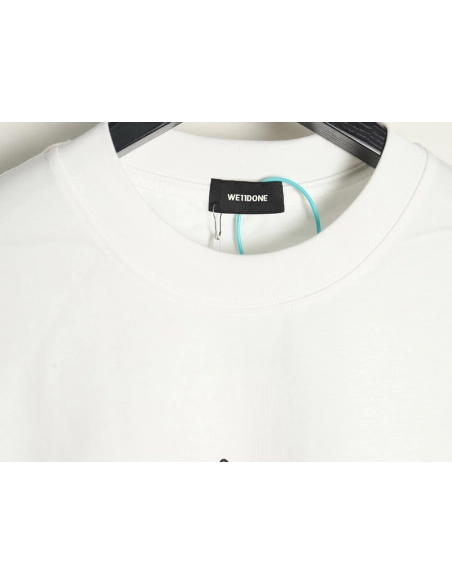 We11 Done Creative Bear Print Short Sleeve T-shirt,We11done