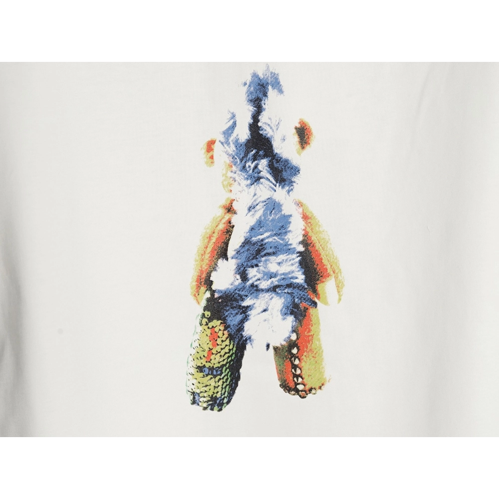 We11 Done Creative Bear Print Short Sleeve T-shirt,We11done