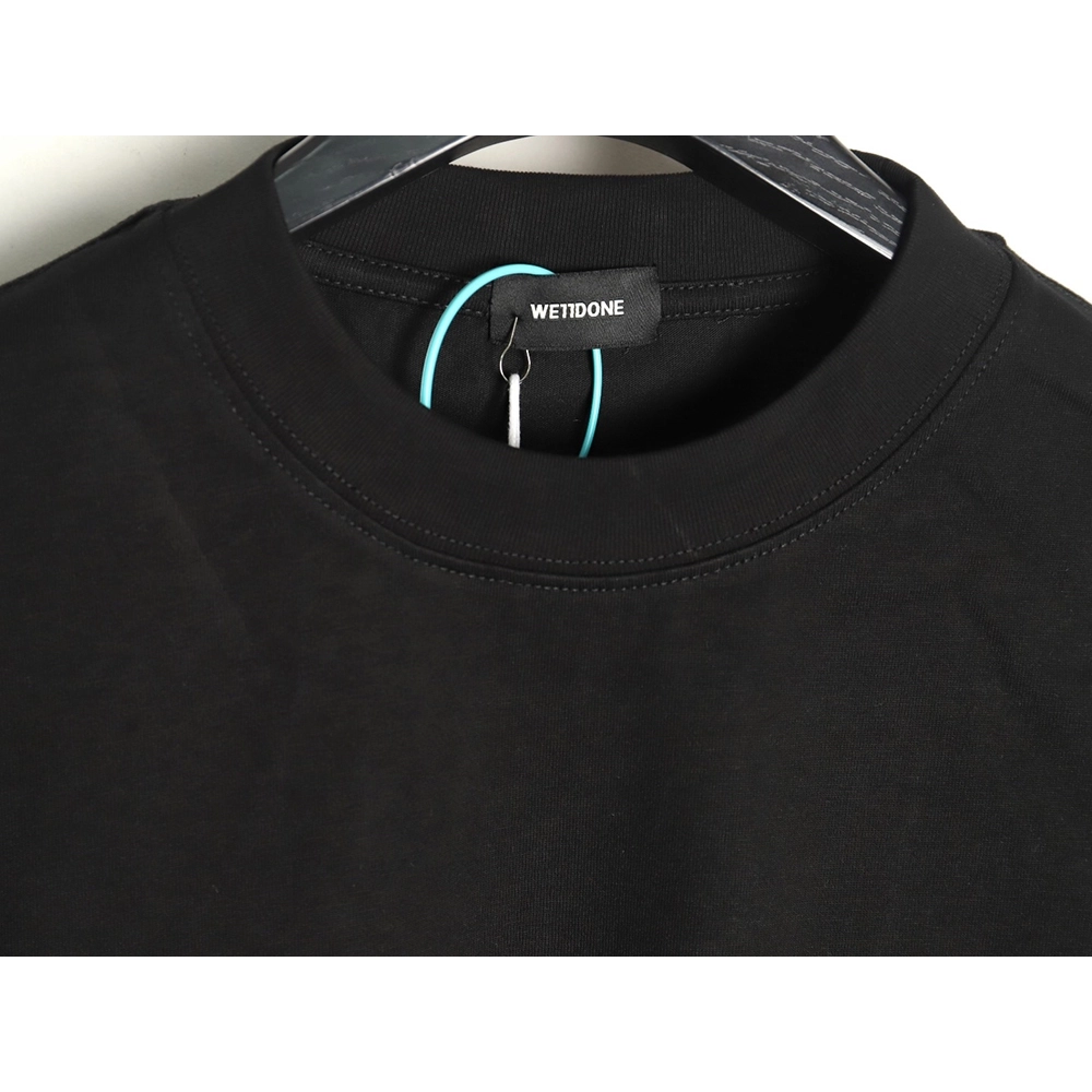 We11 Done Logo Embroidered Simple Long Sleeve T-Shirt TSK2,We11done