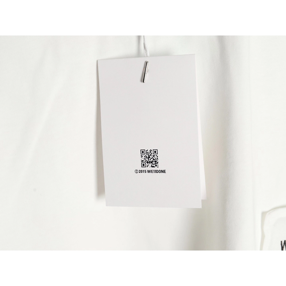 We11 Done Logo Embroidered Simple Long Sleeve T-Shirt,We11done