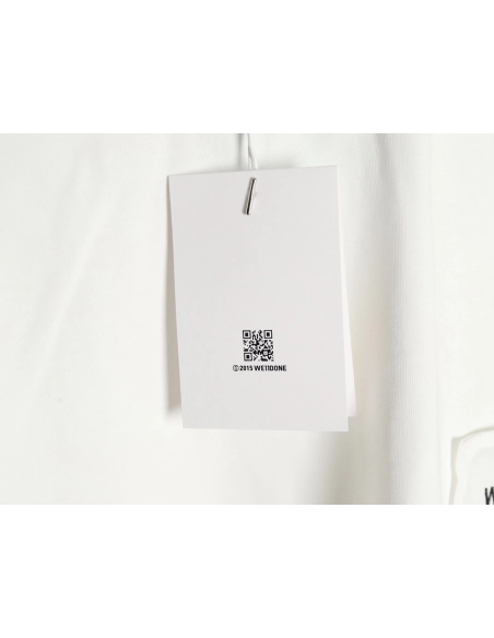 We11 Done Logo Embroidered Simple Long Sleeve T-Shirt,We11done