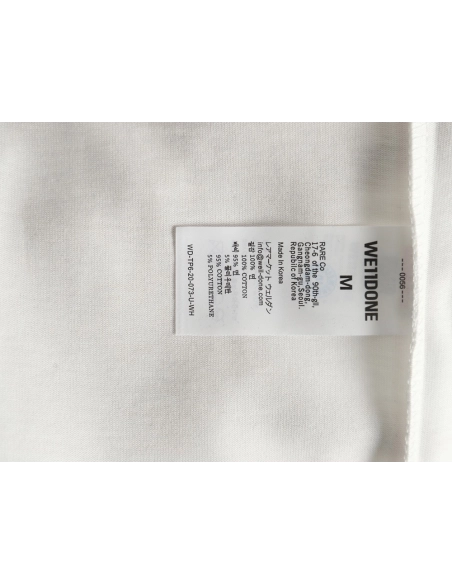 We11 Done Logo Embroidered Simple Long Sleeve T-Shirt,We11done