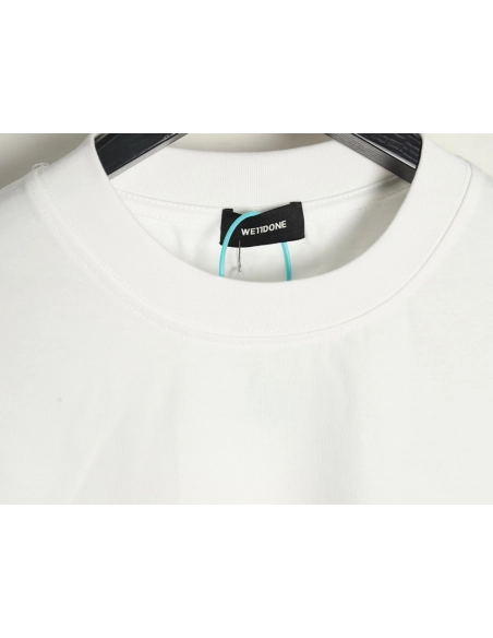 We11 Done Logo Embroidered Simple Long Sleeve T-Shirt,We11done
