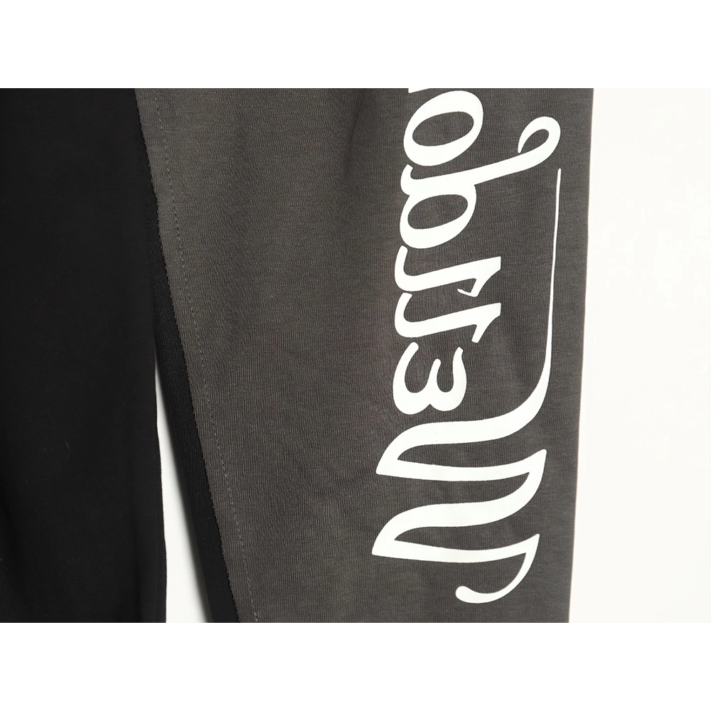 We11 Done Logo Printed Stitching Contrast Color Long Sleeve T-shirt TSK1,We11done