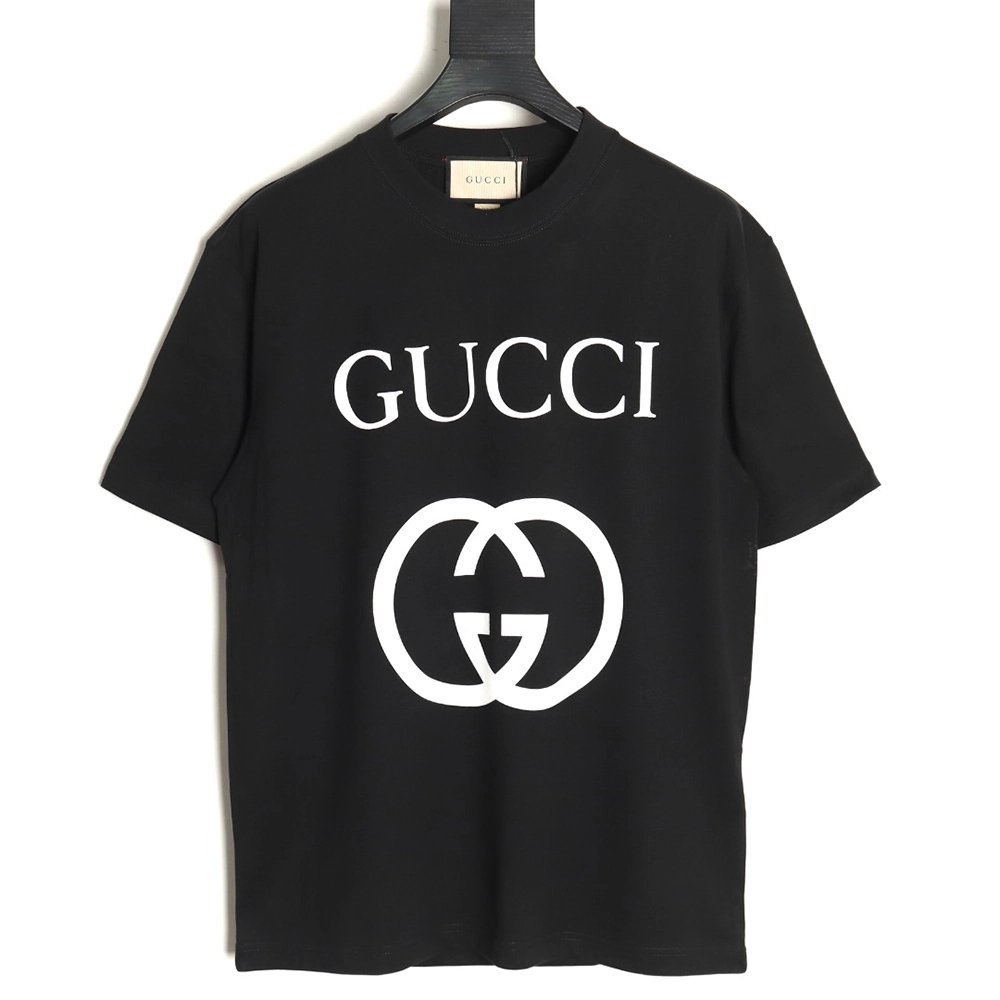 Gucci Double G print short-sleeved T-shirt TSK1,Gucci