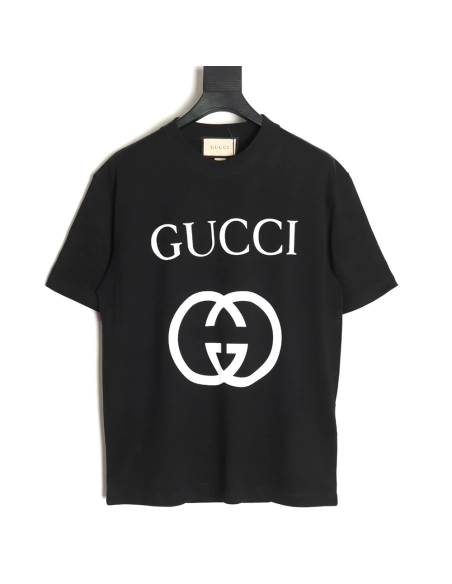Gucci Double G print short-sleeved T-shirt TSK1,Gucci