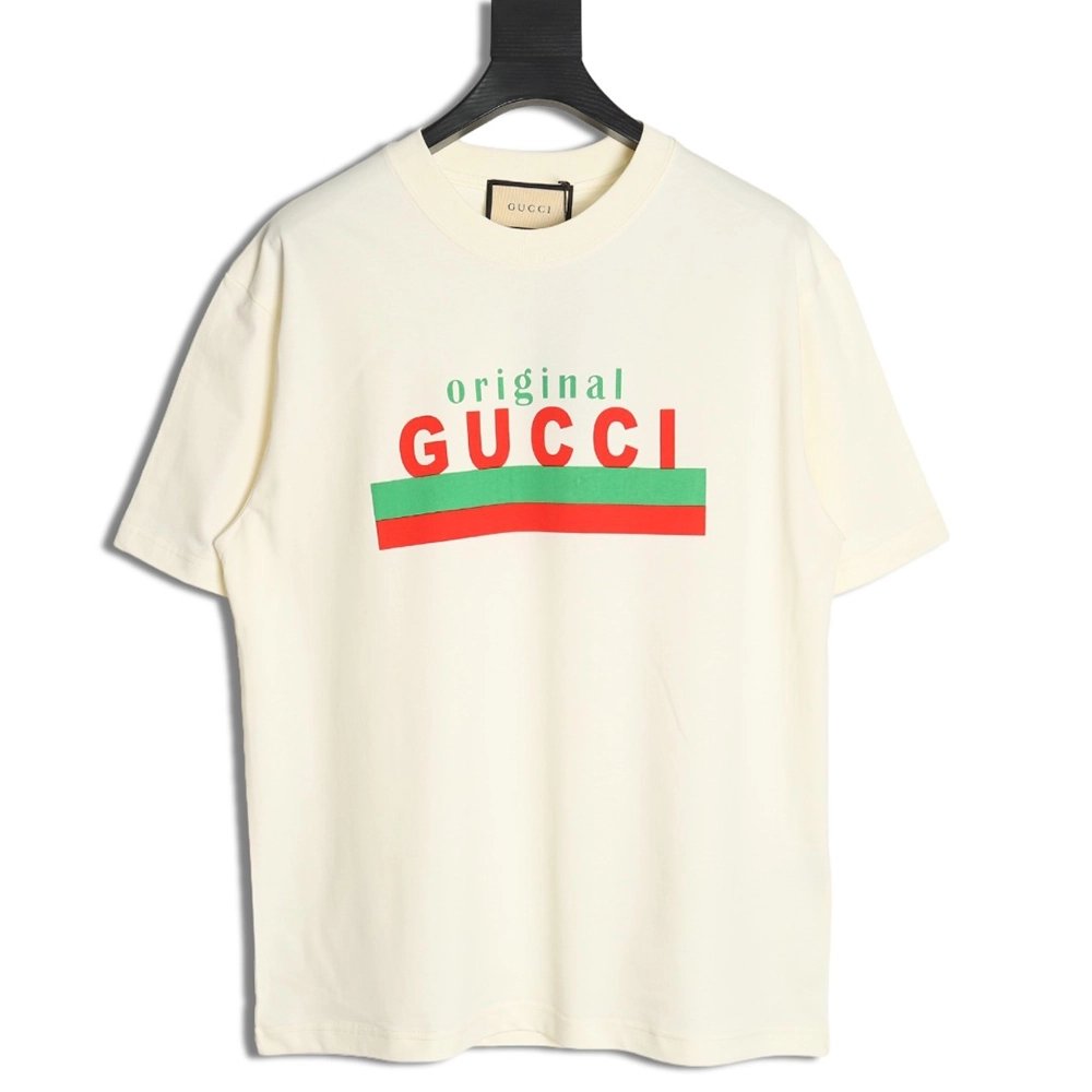 Gucci original printed short-sleeved T-shirt,Gucci