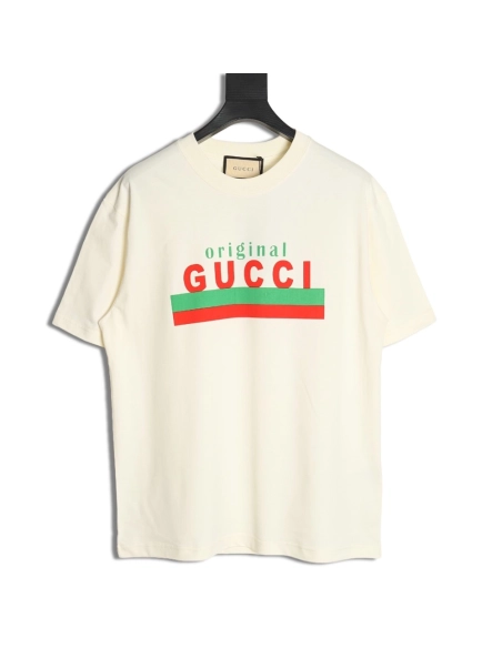 Gucci original printed short-sleeved T-shirt,Gucci