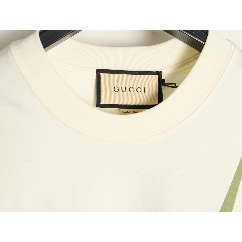 Gucci Avocado Lightning Print Short Sleeve T-shirt,Gucci