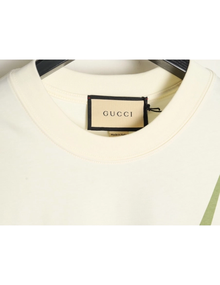 Gucci Avocado Lightning Print Short Sleeve T-shirt,Gucci