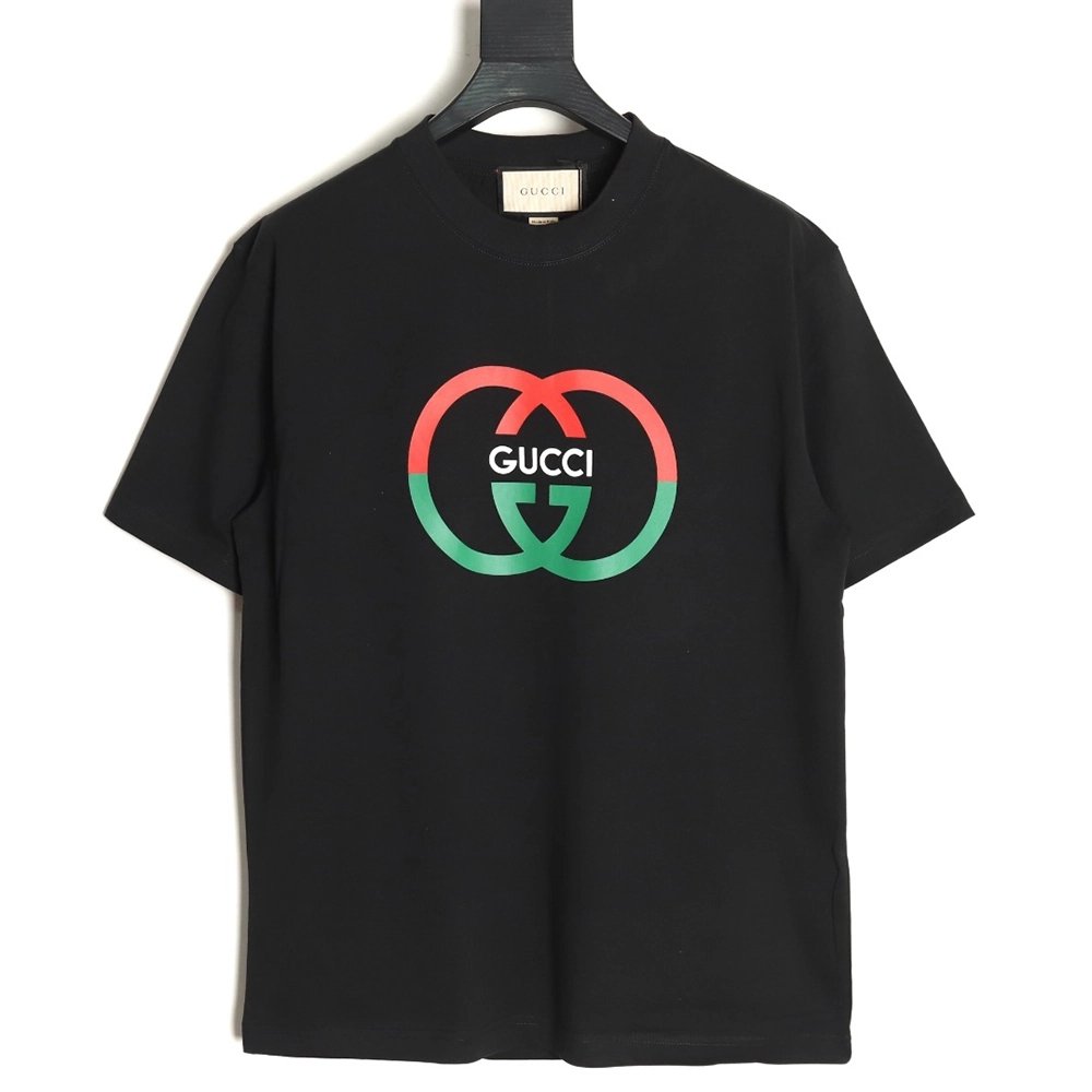 Gucci Double G print short-sleeved T-shirt TSK1,Gucci
