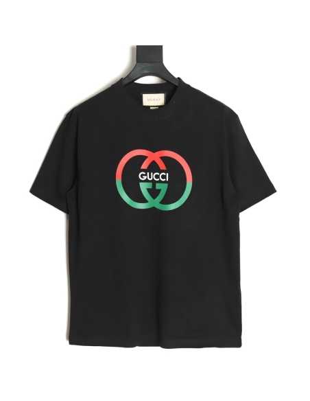 Gucci Double G print short-sleeved T-shirt TSK1,Gucci
