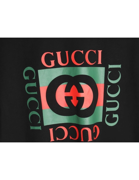 Gucci Square Letter Print Short Sleeve T-Shirt TSK1,Gucci