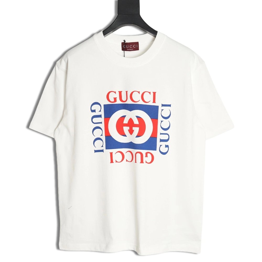 Gucci Square Letter Print Short Sleeve T-Shirt,Gucci