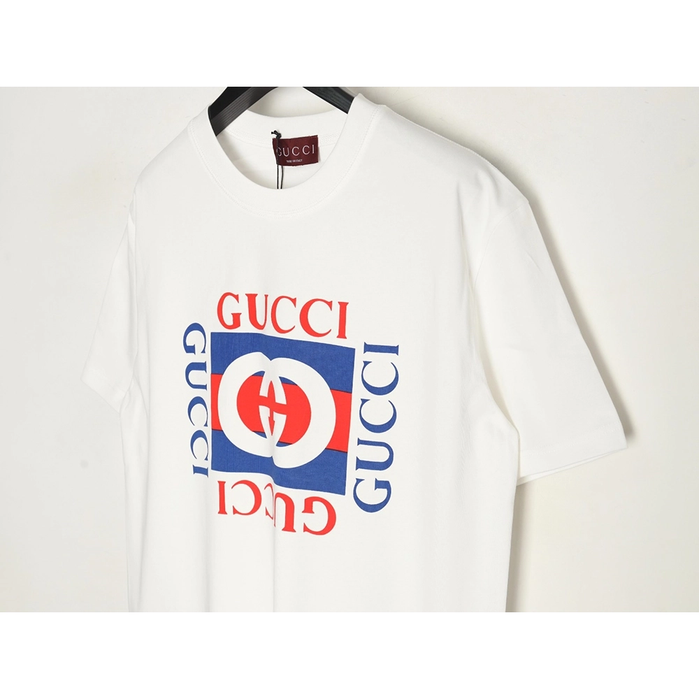 Gucci Square Letter Print Short Sleeve T-Shirt,Gucci