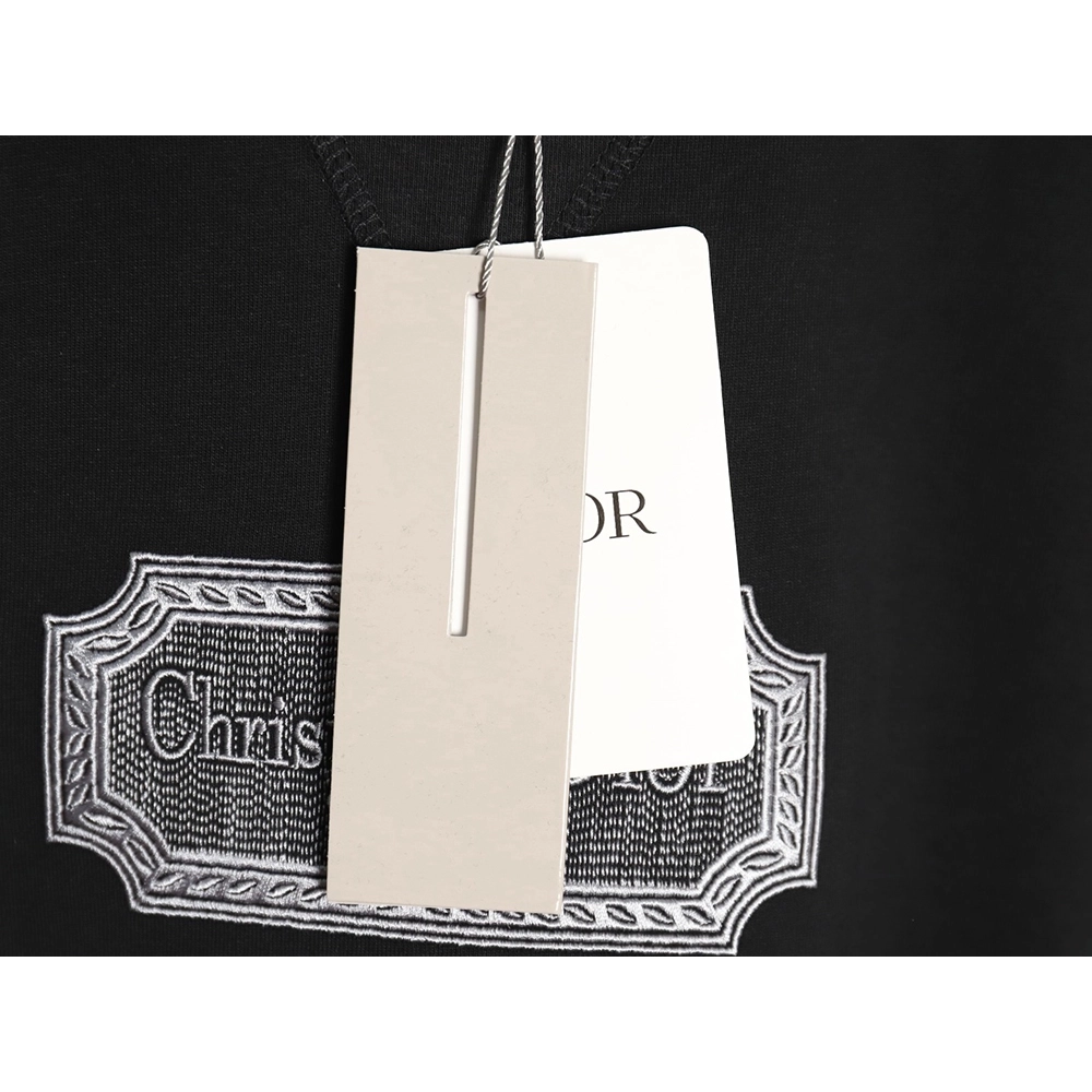 Dior Silver Logo Embroidered Short Sleeve T-Shirt TSK1,Dior