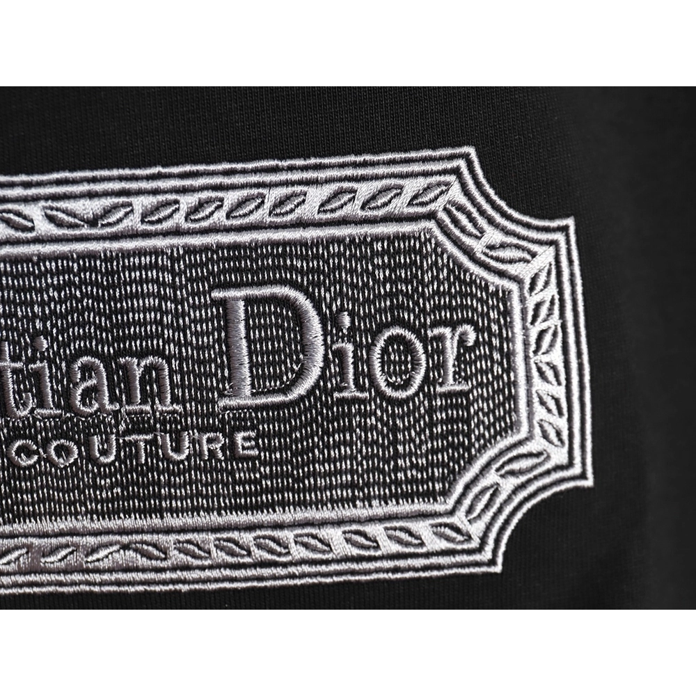 Dior Silver Logo Embroidered Short Sleeve T-Shirt TSK1,Dior