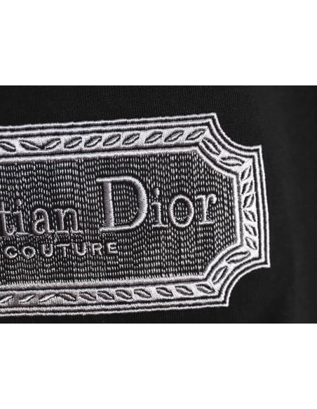 Dior Silver Logo Embroidered Short Sleeve T-Shirt TSK1,Dior