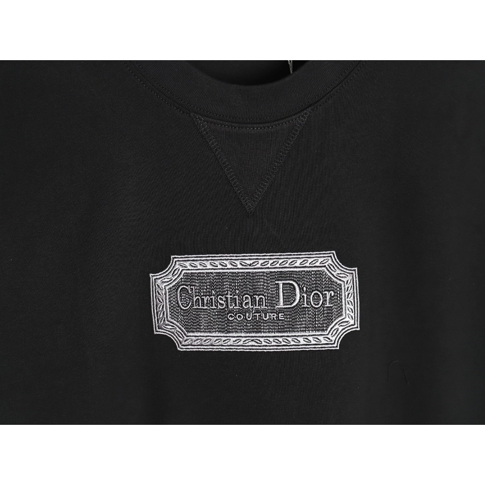 Dior Silver Logo Embroidered Short Sleeve T-Shirt TSK1,Dior