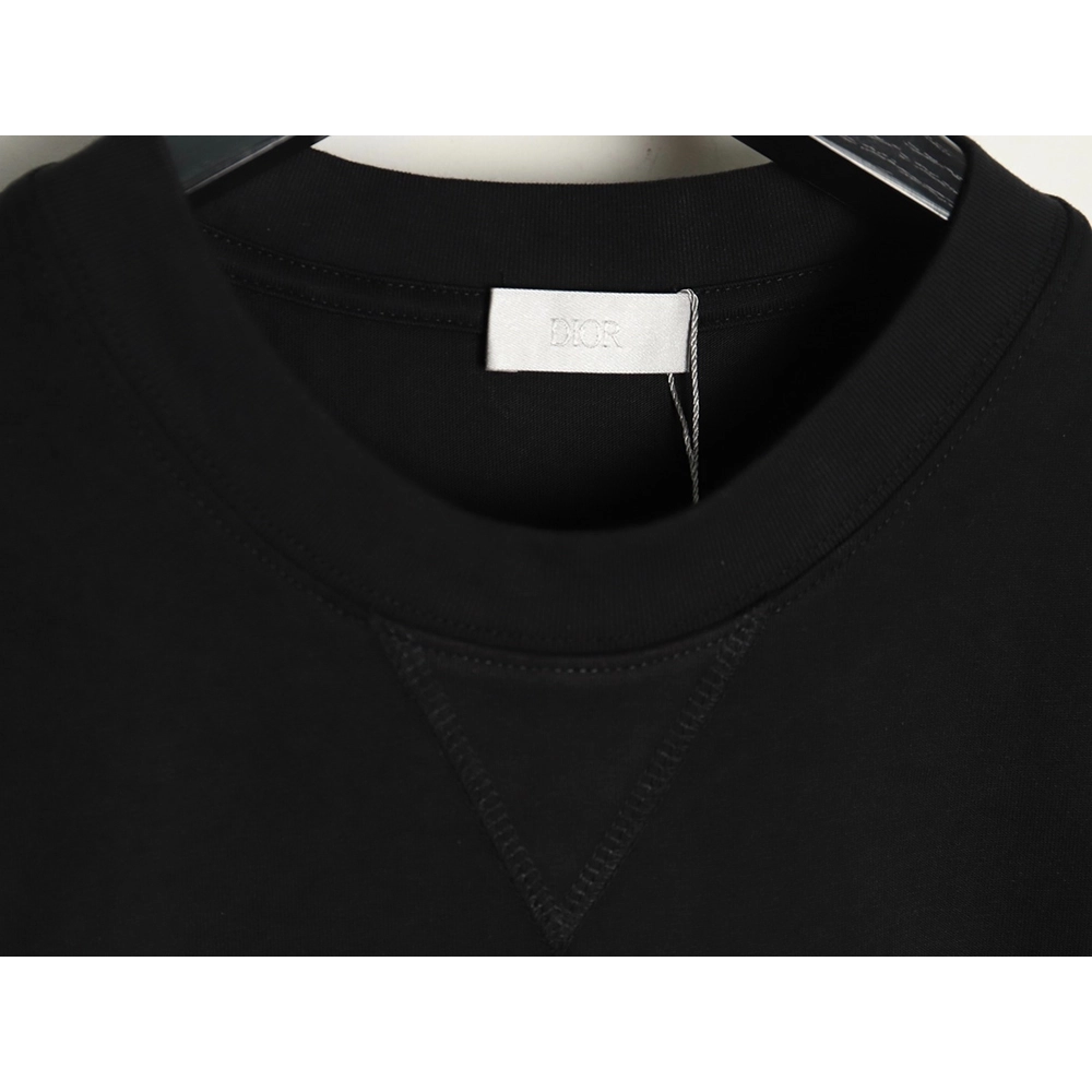 Dior Silver Logo Embroidered Short Sleeve T-Shirt TSK1,Dior