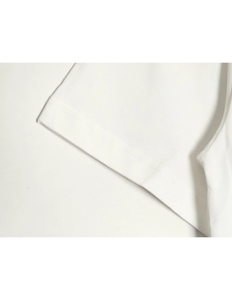 Dior Silver Logo Embroidered Short Sleeve T-Shirt,Dior