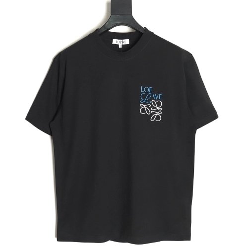 Loewe misplaced logo embroidery T-shirt TSK1,Loewe