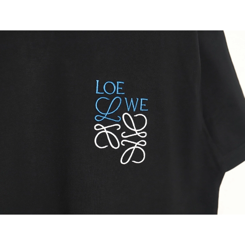 Loewe misplaced logo embroidery T-shirt TSK1,Loewe