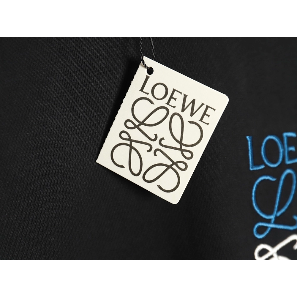 Loewe misplaced logo embroidery T-shirt TSK1,Loewe