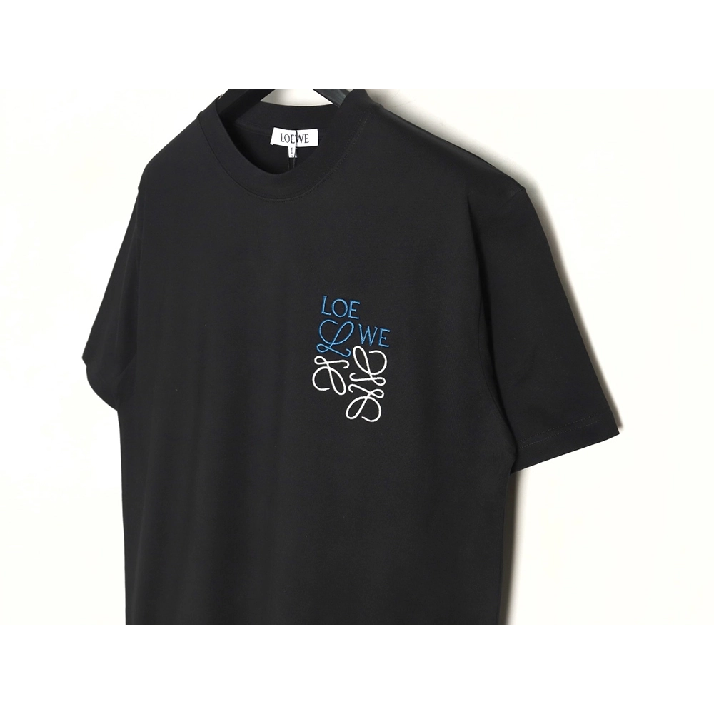 Loewe misplaced logo embroidery T-shirt TSK1,Loewe