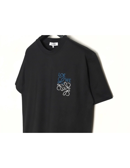 Loewe misplaced logo embroidery T-shirt TSK1,Loewe