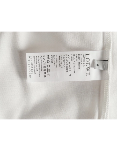 Loewe misplaced logo embroidery T-shirt,Loewe