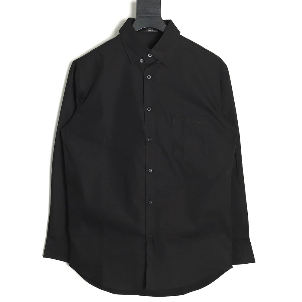 Balenciaga yellow tape print long-sleeved shirt,Balenciaga