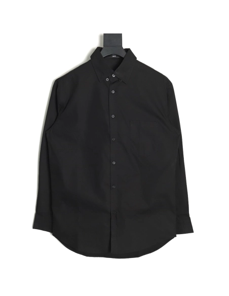 Balenciaga yellow tape print long-sleeved shirt,Balenciaga