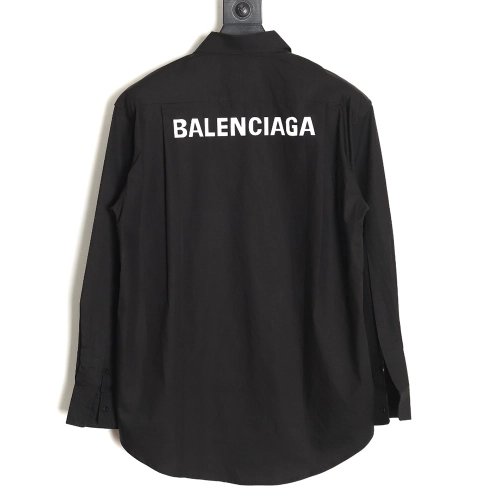 Balenciaga back logo print long sleeve shirt TSK1,Balenciaga