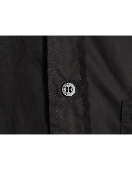 Balenciaga back logo print long sleeve shirt TSK1,Balenciaga