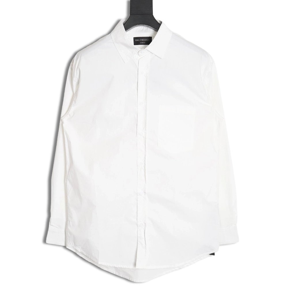 Balenciaga back logo print long sleeve shirt,Balenciaga