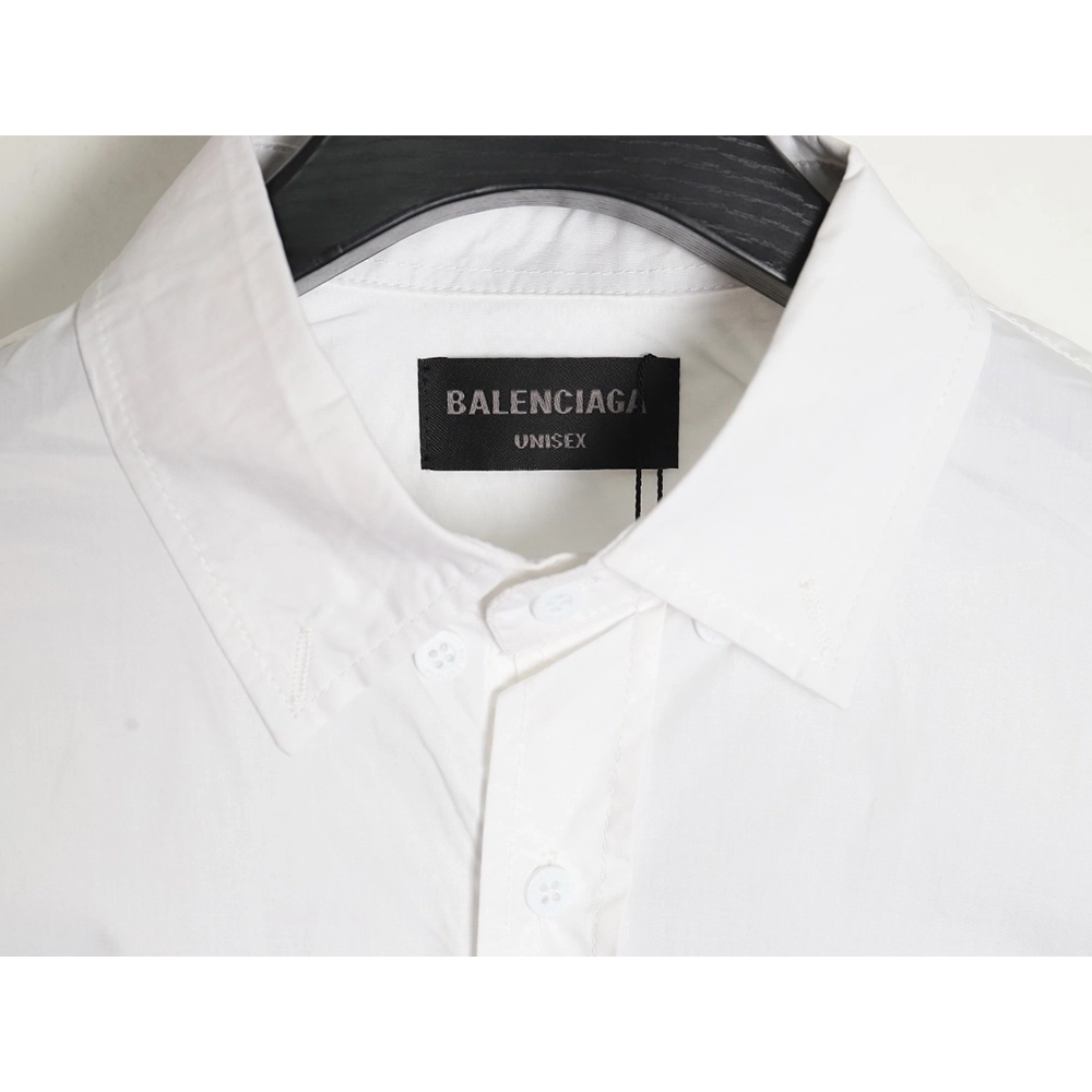 Balenciaga back logo print long sleeve shirt,Balenciaga